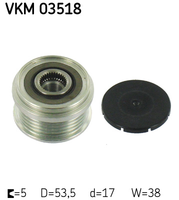 SKF Generátor szabadonfutó VKM03518_SKF